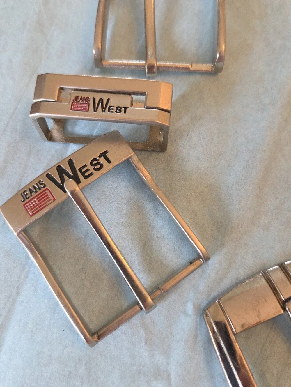 Lot of 11 Belt Buckles Vintage Metal
